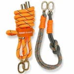 Cuerda para móvil Nimmy Friends naranja y gris