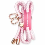 Cuerda para móvil Nimmy Friends rosa y blanco - Imagen 5