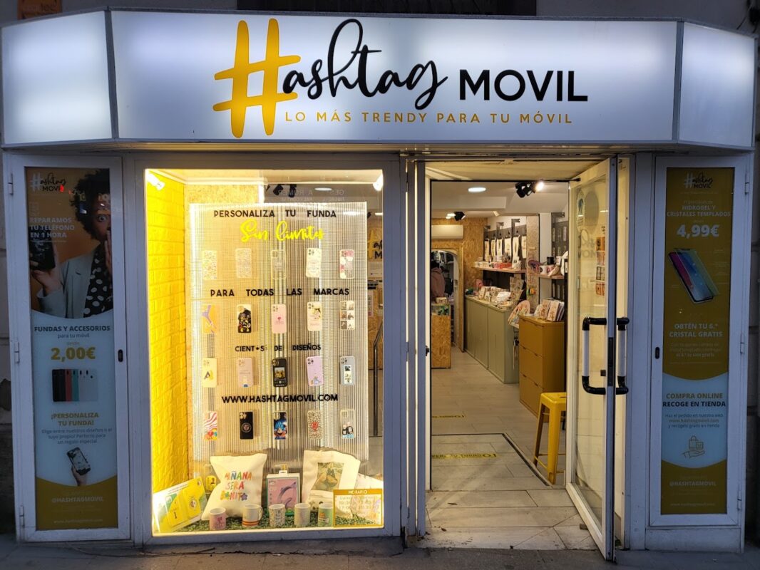 Sobre Nosotros 4 tienda hashtag móvil Jaén