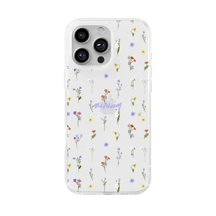 funda personalizada flores